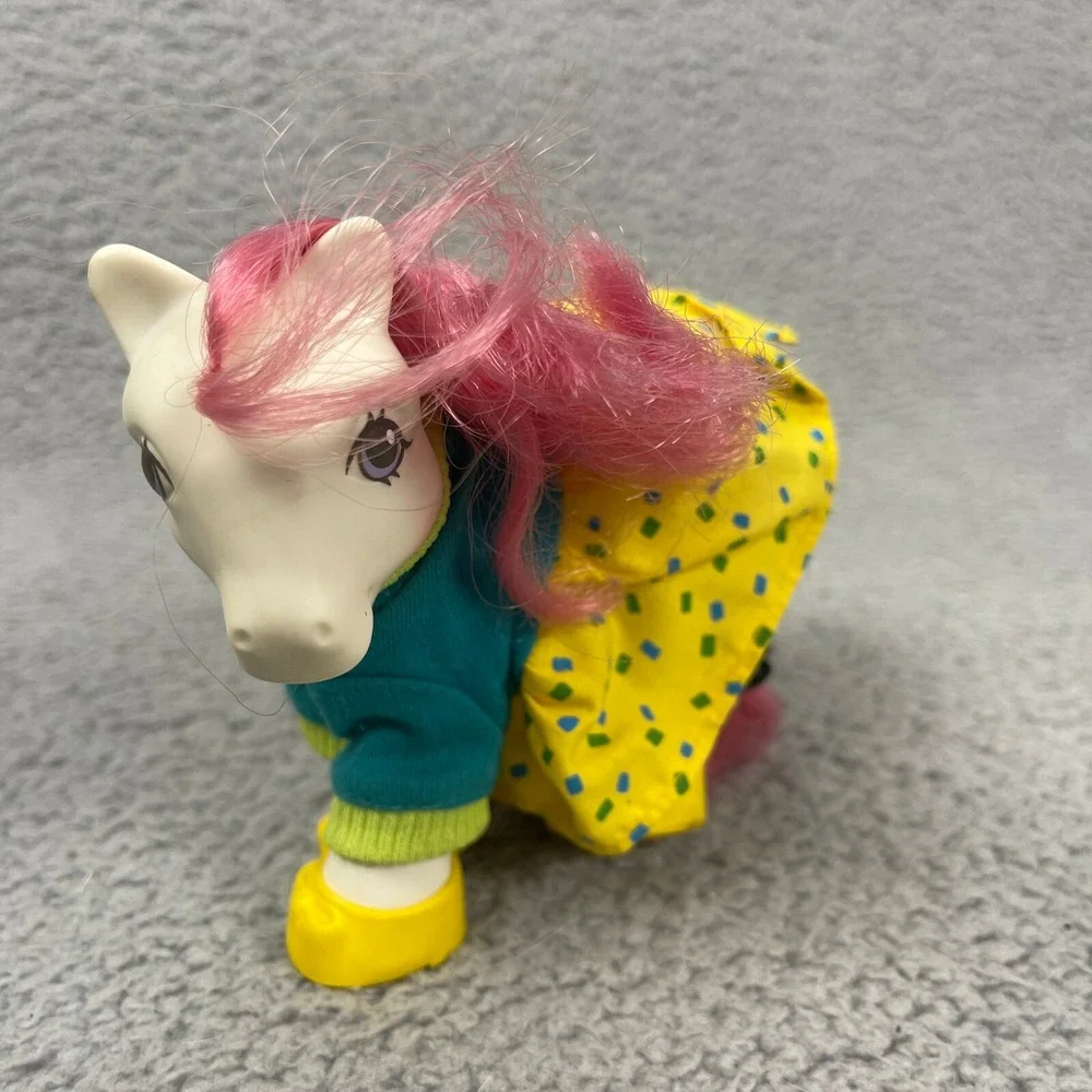 Mommy Apple Delight Loving Family VTG G1 My Little‎ Pony 1987 Hasbro w/ Clothes